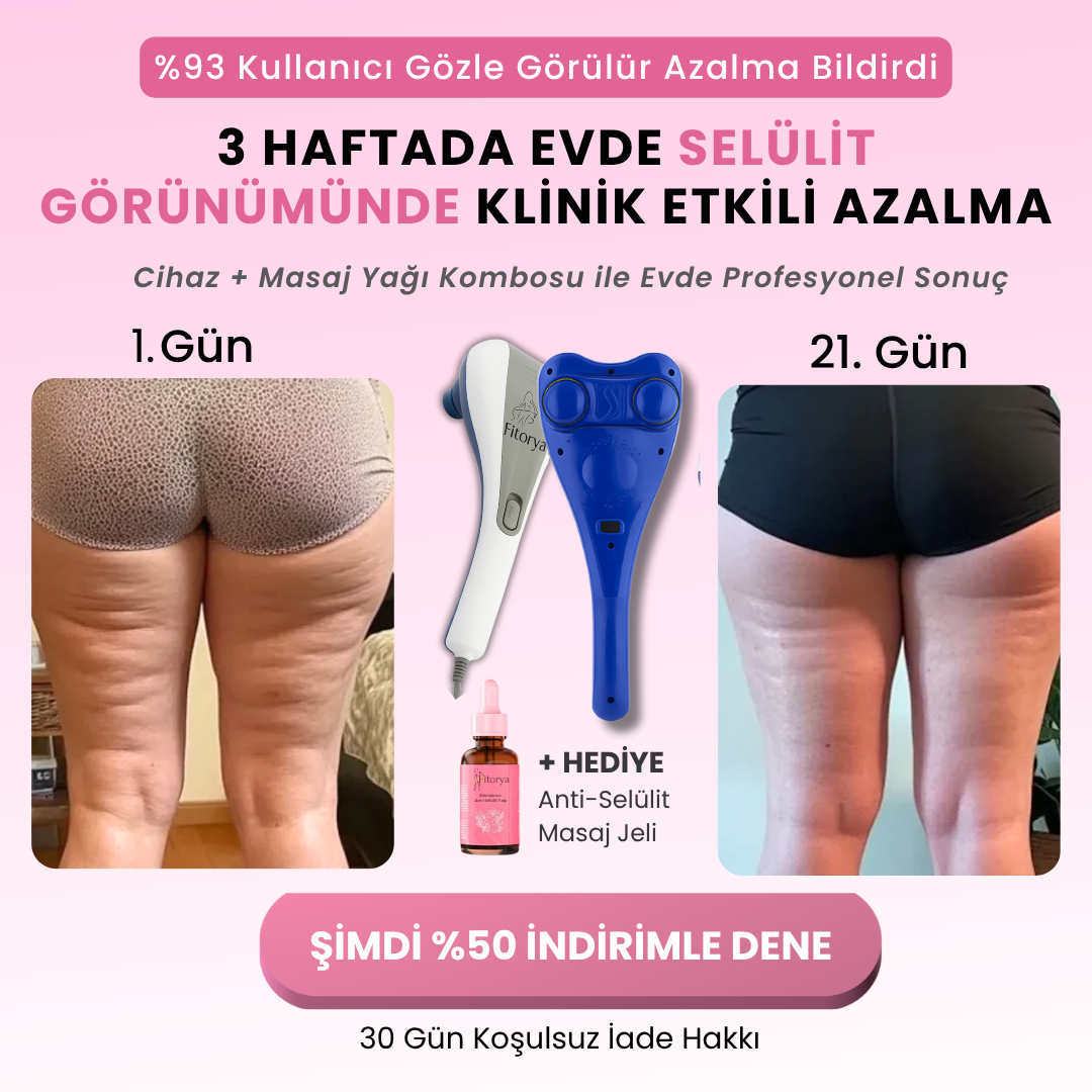 Fitorya Anti-Selülit Sıkılaştırıcı Masaj Aleti